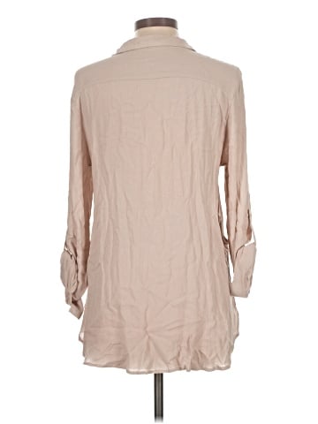 Chocolate Long Sleeve Blouse (view 2)