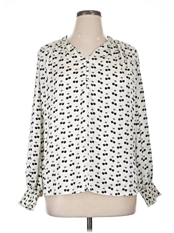 On 34th Long Sleeve Blouse (view 1)