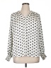 On 34th Print Ivory Long Sleeve Blouse Size 1X - photo 1