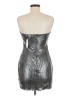 Princess Polly Metallic Silver Cocktail Dress Size 8 - photo 2