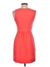 J.Crew 100% Polyester Solid Orange Casual Dress Size 00 - photo 2
