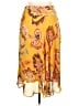 T Tahari 100% Polyester Paisley Yellow Casual Skirt Size XL - photo 1