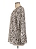 dalia 100% Polyester Animal Print Ivory Long Sleeve Blouse Size L - photo 5