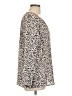 dalia 100% Polyester Animal Print Ivory Long Sleeve Blouse Size L - photo 4