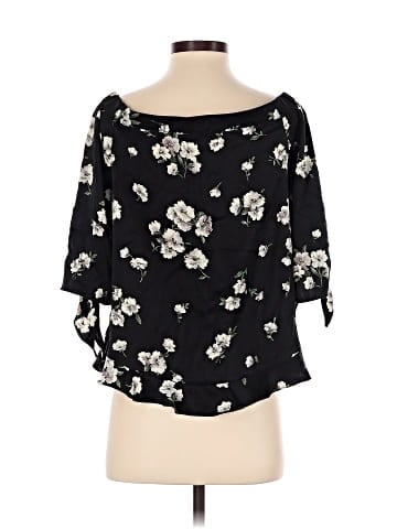 Olivia Grey 3/4 Sleeve Blouse (view 2)