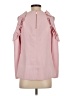 Ted Baker London 100% Polyester Pink Long Sleeve Blouse Size 4 (1) - photo 2