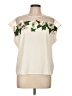 Shein Ivory Short Sleeve Blouse Size 12 - photo 1