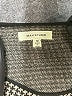 Max Studio Houndstooth Gray Long Sleeve Blouse Size M - photo 7