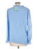Aifer 100% Polyester Blue Long Sleeve Blouse Size L - photo 2