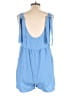 Shein 100% Polyester Solid Blue Romper Size 6 - photo 2