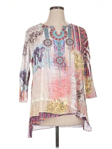 Jess & Jane 3/4 Sleeve Blouse (view 1)