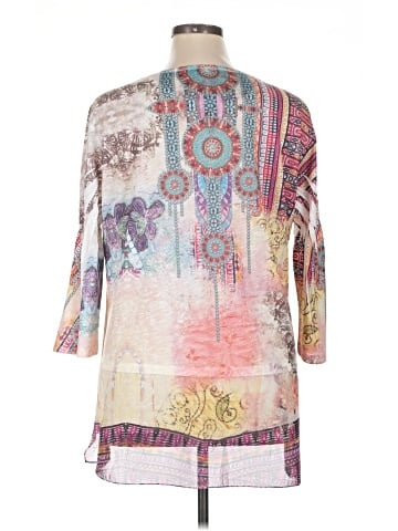 Jess & Jane 3/4 Sleeve Blouse (view 2)