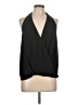 Aqua 100% Polyester Black Sleeveless Blouse Size L - photo 1