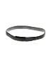 Assorted Brands Gray Black Leather Belt Size M - photo 1