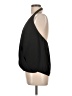 Aqua 100% Polyester Black Sleeveless Blouse Size L - photo 5