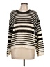 Noisy May 100% Acrylic Stripes Ivory Pullover Sweater Size L - photo 1