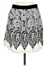 Moonlight 100% Polyester Paisley Ivory Casual Skirt Size M - photo 1