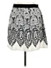 Moonlight 100% Polyester Paisley Ivory Casual Skirt Size M - photo 2