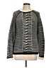 Lord & Taylor Houndstooth Black Pullover Sweater Size L - photo 1