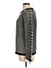 Lord & Taylor Houndstooth Black Pullover Sweater Size L - photo 5