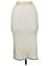 Express Solid Ivory Casual Skirt Size M - photo 1