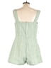 PrettyLittleThing 100% Polyester Tweed Green Romper Size 10 - photo 2