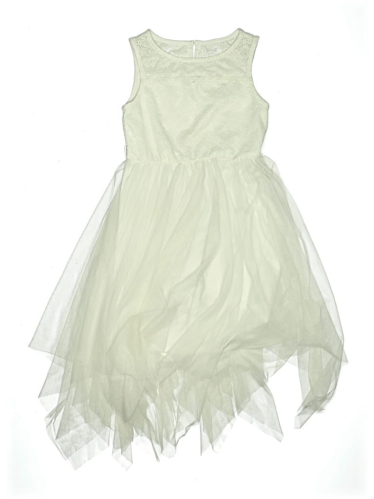 Pre-owned Pink & Violet Kids' Dress In Green