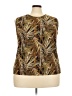 DressBarn 100% Polyester Brown Sleeveless Blouse Size 22 - photo 1