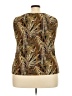DressBarn 100% Polyester Brown Sleeveless Blouse Size 22 - photo 2
