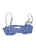 J.Crew Animal Print Blue Swimsuit Top Size Lg (36C) - photo 1
