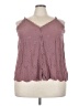 Torrid 100% Rayon Pink Sleeveless Blouse Size 3X Plus (3) - photo 1