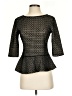 Max Studio 100% Polyester Black 3/4 Sleeve Top Size S - photo 1