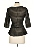 Max Studio 100% Polyester Black 3/4 Sleeve Top Size S - photo 2