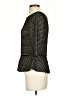 Max Studio 100% Polyester Black 3/4 Sleeve Top Size S - photo 5