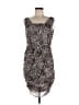 Season.JS Animal Print Gray Cocktail Dress Size L - photo 1