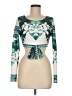 Tiger Mist Teal Long Sleeve Top Size 6 - photo 1