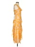 BCBGMAXAZRIA 100% Polyester Paisley Orange Cocktail Dress Size 0 - photo 4