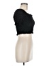 Jolt Black Short Sleeve Top Size M - photo 4