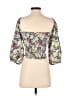 Zara Yellow 3/4 Sleeve Blouse Size XS - photo 2