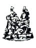 Trimshaper Print Black Swimsuit Top Size 14 - photo 1