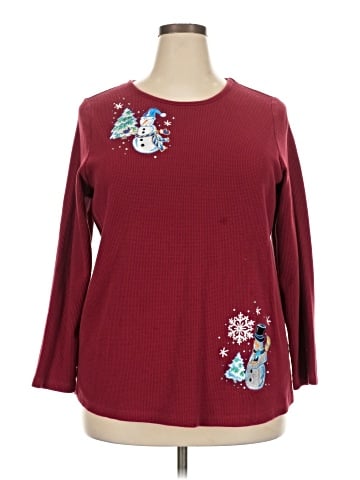 Quacker Factory Long Sleeve Blouse (view 1)