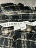Veronica Beard Argyle Black Long Sleeve Blouse Size 0 - photo 7