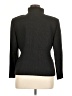Linda Allard Ellen Tracy 100% Wool Chevron-herringbone Black Jacket Size 16 - photo 2