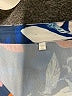 Unbranded 100% Polyester Floral Blue Short Sleeve Blouse Size L - photo 7
