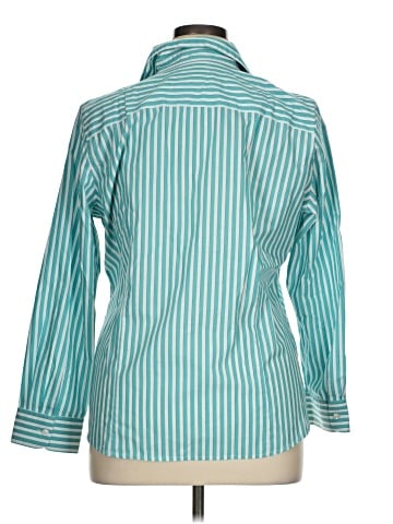 Foxcroft 3/4 Sleeve Button-Down Shirt (view 2)