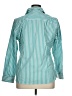 Foxcroft 100% Cotton Stripes Teal 3/4 Sleeve Button-Down Shirt Size XL - photo 2