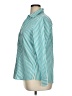 Foxcroft 100% Cotton Stripes Teal 3/4 Sleeve Button-Down Shirt Size XL - photo 5