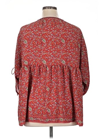 Max Studio 3/4 Sleeve Blouse (view 2)