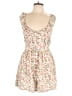 Unbranded 100% Polyester Floral Ivory Romper Size L - photo 1
