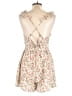 Unbranded 100% Polyester Floral Ivory Romper Size L - photo 2